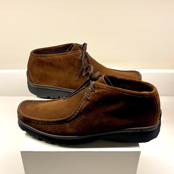 Ferragamo Mens Brown Suede Chukka Boot US 12D - Picture 3 of 10